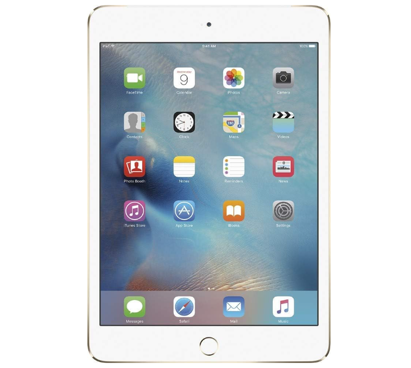 iPad Mini 4 (2015) 7.9" Wi-Fi Only 64GB Gold A1538 Grade 100% Battery Health( Refurbished )