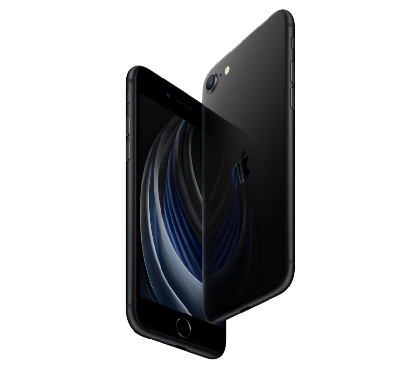 iPhone SE (2nd Gen) 2020 64GB SS+eSim Black A Grade above 80% Battery Health( Used )