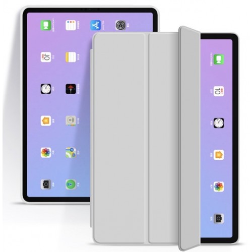 iPad Pro 12.9'' Case (2018/2020) | Soft Silicone Tablet Cover Pin Connectork – Grey