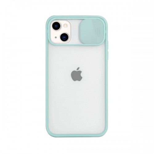 [M0620090130] iPhone 6/7/8 Slide Camera Lens Protection Cover Phone Case ShockProof TPU (Case Mate) ) Green