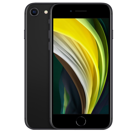 [M0010011115] iPhone SE (2nd Gen) 2020 128GB SS+eSim Black A Grade above 80% Battery Health( Used )